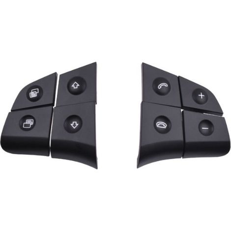 Remplacement Des Boutons De Commande Au Volant Pour Mercedes Benz W164 W245 W251 Ml Gl Br Classe - Noir (1/4)