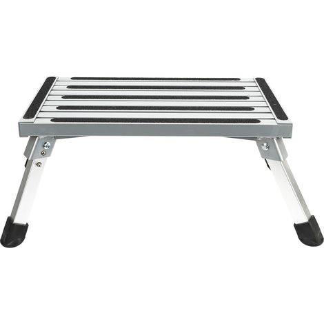 Escabeau de Camping-Car, Marchepieds Pliables en Alliage d'aluminium, Pieds en Caoutchouc Multifonctionnels pour Camping-Car, SUV, Camping, Pêche. (1/5)