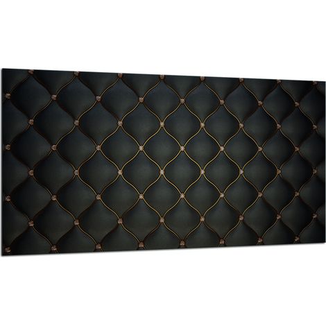 PLAQUE DE PROTECTION EN VERRE POUR CUISINIÈRE 90x52 NOIRE (1/5)