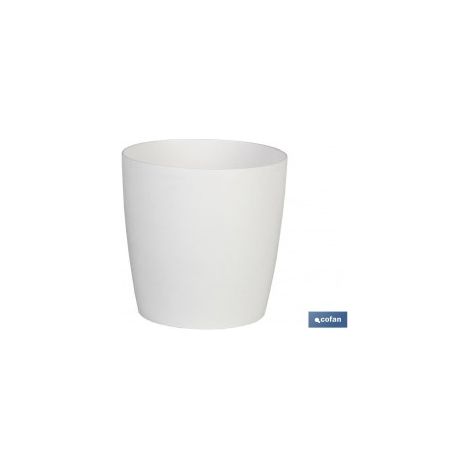 VASO PER FIORI BIANCO MOD. CAMELIA 24,5X23,6CM