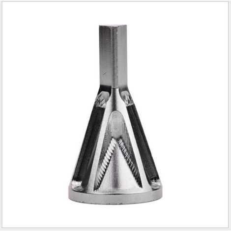 Outil d'ébavurage triangulaire, outil métallique pour mandrin, 1 pc (1/5)
