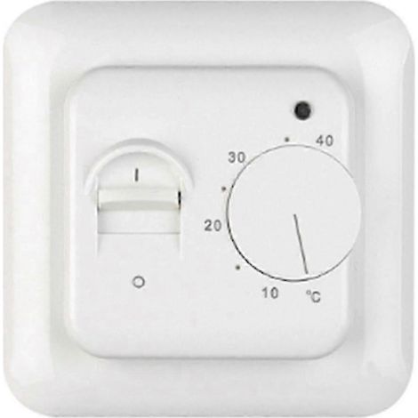 Thermostat d'ambiance mécanique de type M5 avec chauffage au sol électrique infrarouge, sonde de capteur externe, prise standard européenne 16A 220V. (1/5)