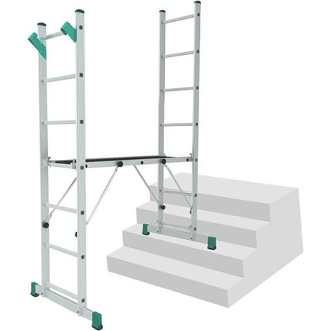 Gerüst 2x7 Sprossen - Max. Arbeitshöhe 3.00m - 8507 (1/5)