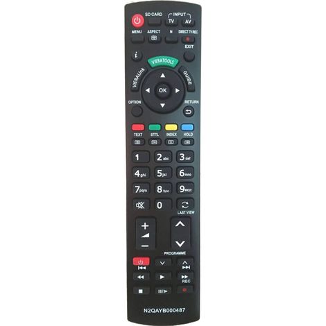 Il telecomando n2qayb000487 è compatibile con tutti i telecomandi dei televisori Panasonic, inclusi i televisori smart Viera. (1/4)