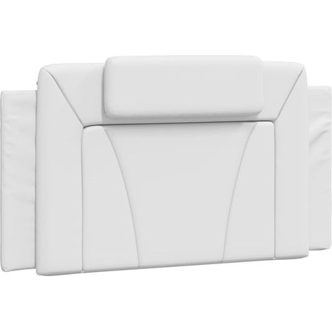 Maison Exclusive - Cuscino testiera Viana Bianco 100 cm in Similpelle