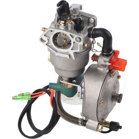 Carburateur double carburant pour générateur GPL/GNV compatible avec GX390 188F à starter manuel (4,5-5,5 kW) (1/5)