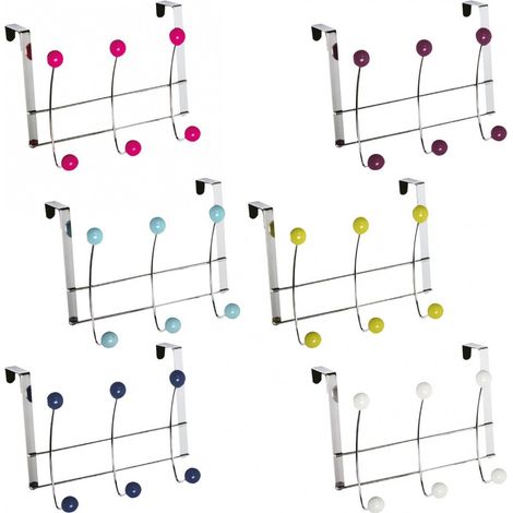 Türgarderobe in passenden Farben, 6 Köpfe