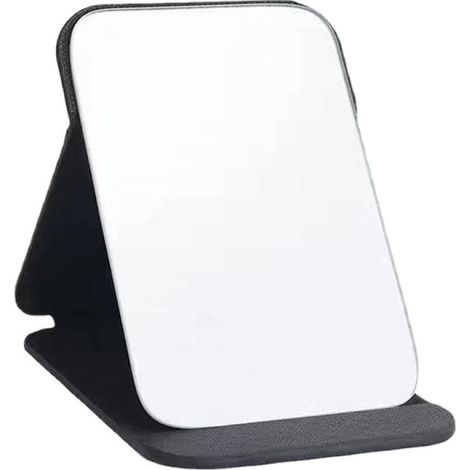 Mirror of Makeup, Portable Table Mirror Foldable Super HD Multi Angle Pliant in Leather COULD easy to carry Mirrors of Trip Ultra End and Durable Foldable, 16x11cm (1/5)