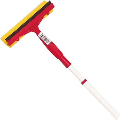 Lave vitre télescopique 21cm – Manche en métal verni – Longueur 2x0.80m – Éponge pour nettoyage efficace – Brosserie Thomas