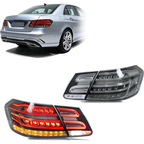 Luces traseras LED, compatibles con Mercedes Benz Clase E W212 2009-2013, voltaje de 12 V, potencia de 35 W, 3400 lúmenes, material impermeable. (1/5)