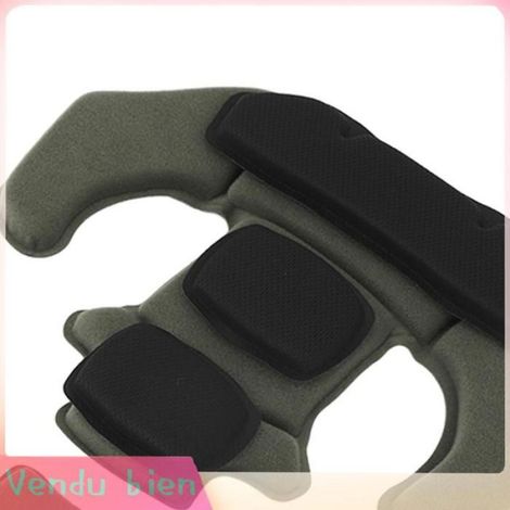 Garosa coussinets de remplacement pour casque Ensemble de doublure de casque, coussinets de sport accessoire Éponge Verte Armée (1/5)