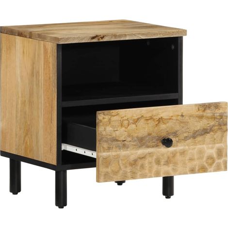 Maison Exclusive - Comodino 40x33x46 cm in Legno Massello di Mango (1/5)