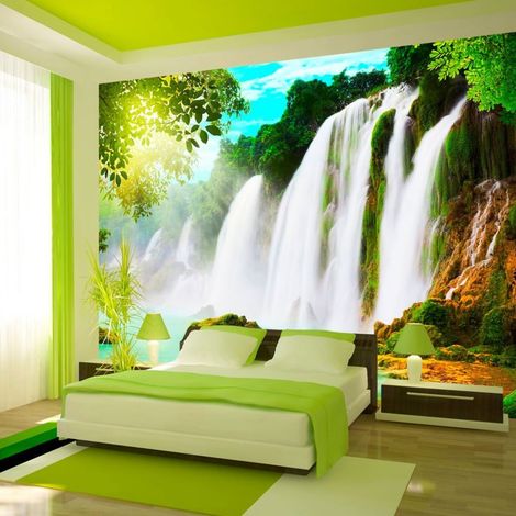Papier peint la beauté de la nature : cascade - 150 x 105 cm (1/4)