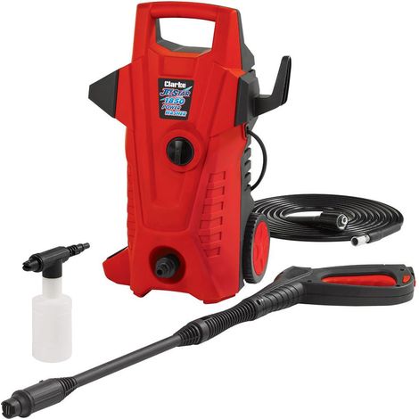 CLARKE PRESSURE WASHER 1400W 105 BAR JET WASH CAR & HOME GARDEN JETSTAR 1850