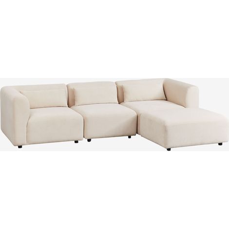 Divano componibile Fogler 3 pezzi con pouf SKLUM            