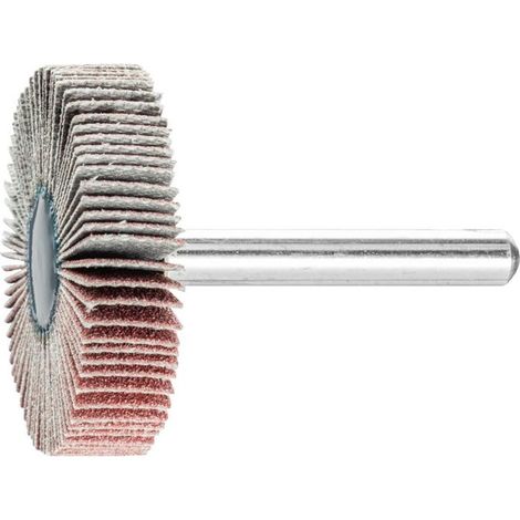 Fächerschleifer Ø40xH10mm Körnung 120 Korund Schaft-Ø 6 mm