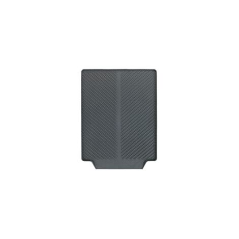 Tappetino scolapiatti WENKO Linea, tappetino da posizionare accanto al lavello, asciugatura rapida e senza aloni, con scanalatura di drenaggio dell'acqua, plastica, 40x3x30 cm, grigio - Crezuo