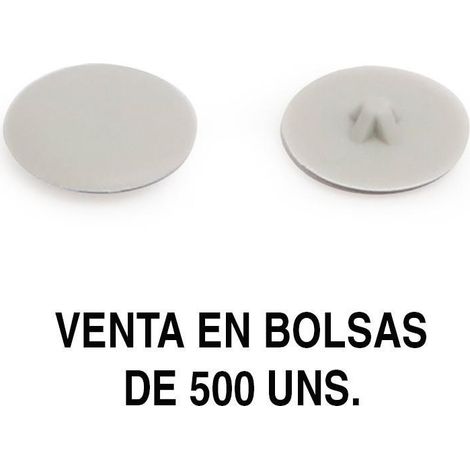 HERRAJES ALK tapa torn/pozi intro d13 gris (500u) , 0BOLSA (1/2)