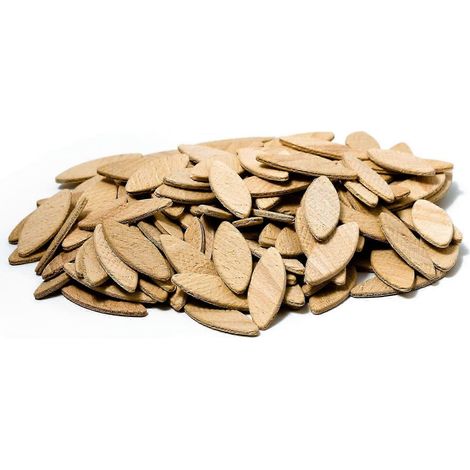 Lamelles de bois de hêtre taille 0, 100 tourillons plats de précision pour assemblages (1/3)