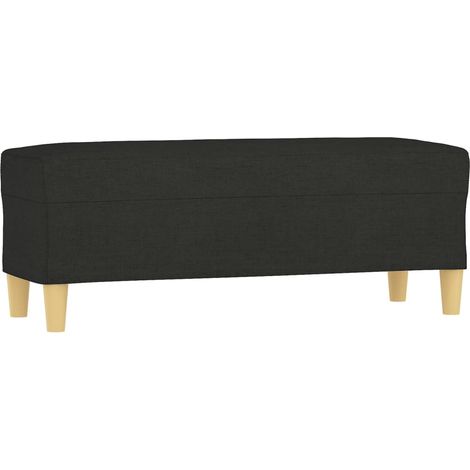 Panca 100 x 35 x 41 cm tessuto nero 020010454