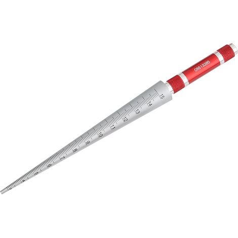 Kegellochlehre, hochpräzises Handmesswerkzeug aus Edelstahl, 1-6,5/3-15/15-30/30-45 mm, 3-15 mm (1/5)