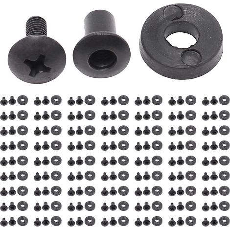 300Pcs Vis Lok Chicago Vis Est Livré avec Laveuse pour Pièces de Bricolage Kydex Gaine Outil à Main (1/5)