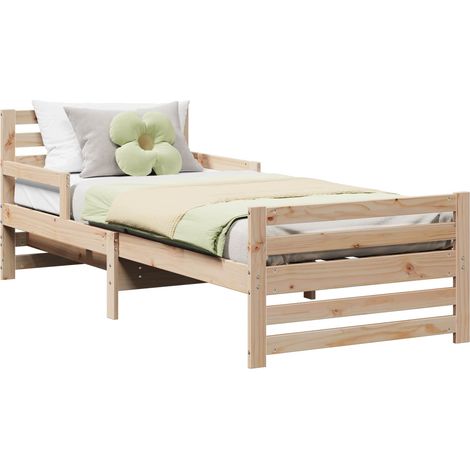 Estructura de cama Marrón 80 x 200 cm Madera de ingeniería vidaXL