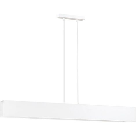 Lampada a Sospensione Gentor, Acciaio verniciato a polvere, Bianco, 96x100x6 cm (1/3)