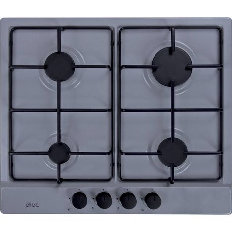 Elleci Style 60 G48 Gris Encastrable 58 cm Gaz 4 Brûleurs (1/3)