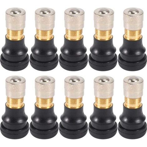 10 PièCes Scooter éLectrique Tubeless Pneu Valve de Vide Gaz Roue pour M365 Accessoires (1/4)