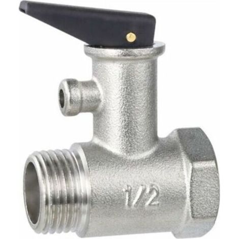 Soupape de Décharge de Pression de Sécurité de Chaudière de Supérieure pour Chauffe eau,DN15 (1/4)