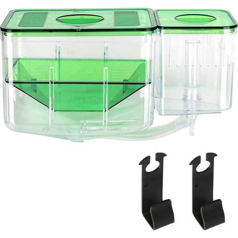 Breeding Box, Double Layer, Plastic, Fry Isolation, Freshwater/Saltwater Aquarium (1/5)