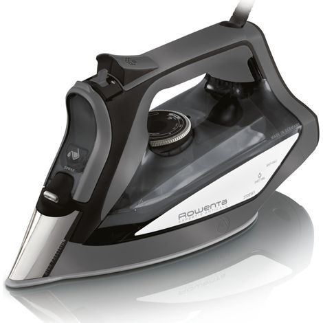 Rowenta DW7025 Dampfbügeleisen Mikrodampf 400 HD Laser-Grundplatte 2700 W Schwarz, Grau
