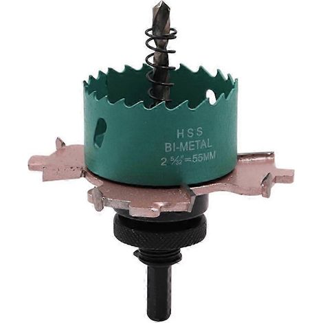Downlight Hole Saw Cutter Drill Bit Set pour Gypsum Board Ceiling Light Installation Professional Tool (1/5)