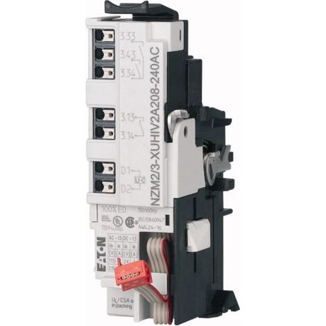 Déclencheur à manque de tension pour NZM2/3 24 V AC 2 sorties programmables 000189732 EATON NZM2/3 XUHIV2A24AC
