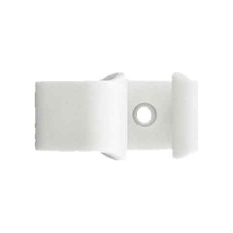 Porta-cepillo con resorte de plástico para 1 lugar