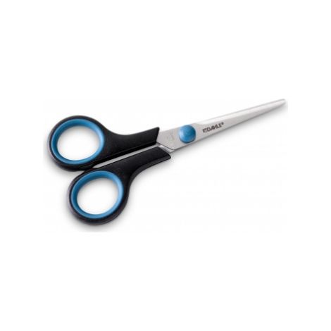 Tijeras de agarre cómodo con mango suave de goma para zurdos.
Características:
-Acero especial templado inoxidable para tijeras para una larga vida út