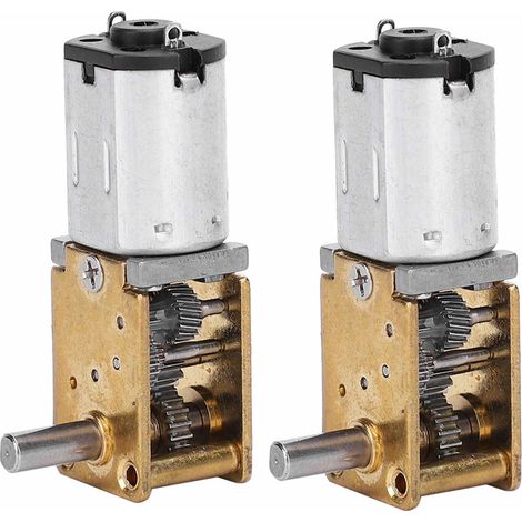 2 moteurs réducteurs à turbine 1218GE-N20 puissants, résistants à la chaleur et à transmission stable, avec micro-réducteurs. (1/5)