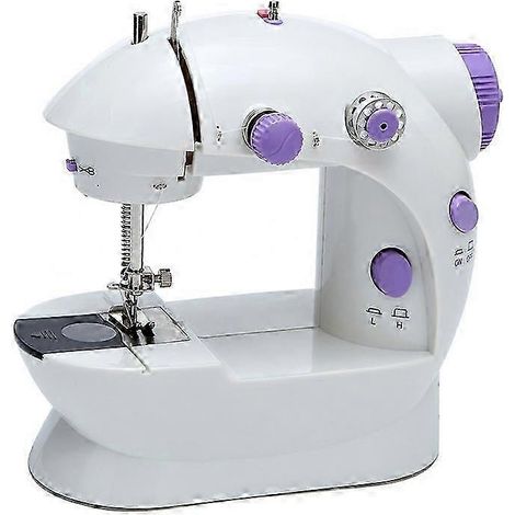 Petite machine à coudre électrique avec commande au pied et éclairage LED (1/5)