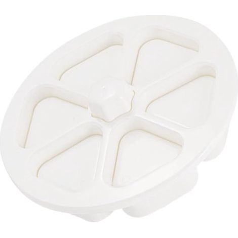 Stampo per onigiri con 6 scomparti, pressa triangolare per palline di riso, utensile da cucina da 19,5 cm (7,67 pollici). (1/5)