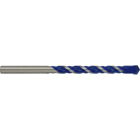 Tivoly - Ø: 4 / Punta 3in1 metalli calcestruzzo legno - Inserti in carburo affilati - gambo cilindrico / L: 75 (1/3)