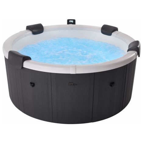 Minipiscina Idromassaggio Tonda 182cm Riscaldatore, Led Mspa Denver Plus