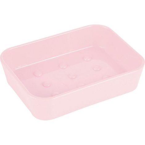 Porte Savon Soft Touch "Vitamine II" 12cm Rose (1/2)