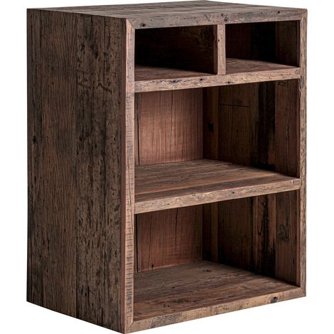 Module de comptoir de bar rustique en bois - brun bois récupéré (1/5)
