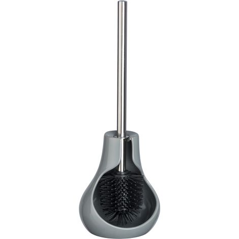 WENKO Keramik WC-Garnitur Drop Neo Grau Keramik, Keramik, Grau, Keramik grau (1/3)