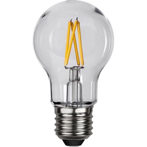 Star Trading Lampe LED E27 A55 Outdoor Lighting PC Cover Filament, couverture en polycarbonate, blanc chaud, LED, 10 cm