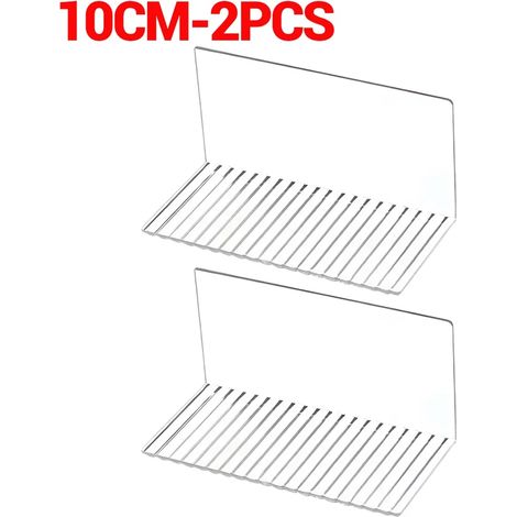 (10 cm - 2 pièces) Présentoir mural transparent pour figurines en acrylique autocollantes, support de rangement pour jouets et accessoires d'aromathérapie. (1/5)