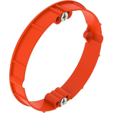 OBO Bettermann HW Putzausgleichsring für Hohlwanddose Ø68mm, H10mm Polypropylen orange, 25 Stück, 2003842