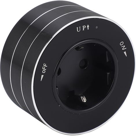 Prise sur rail ronde multifonction en surface sans fil rotative avec voyant, matériau PC 16A, pour cuisine bureau, compatible rail série JLB (1/5)