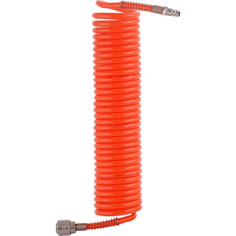 Tubo flessibile a spirale da 20 m, tubo pneumatico 6,5x10 mm per compressore da 10 bar (1/5)